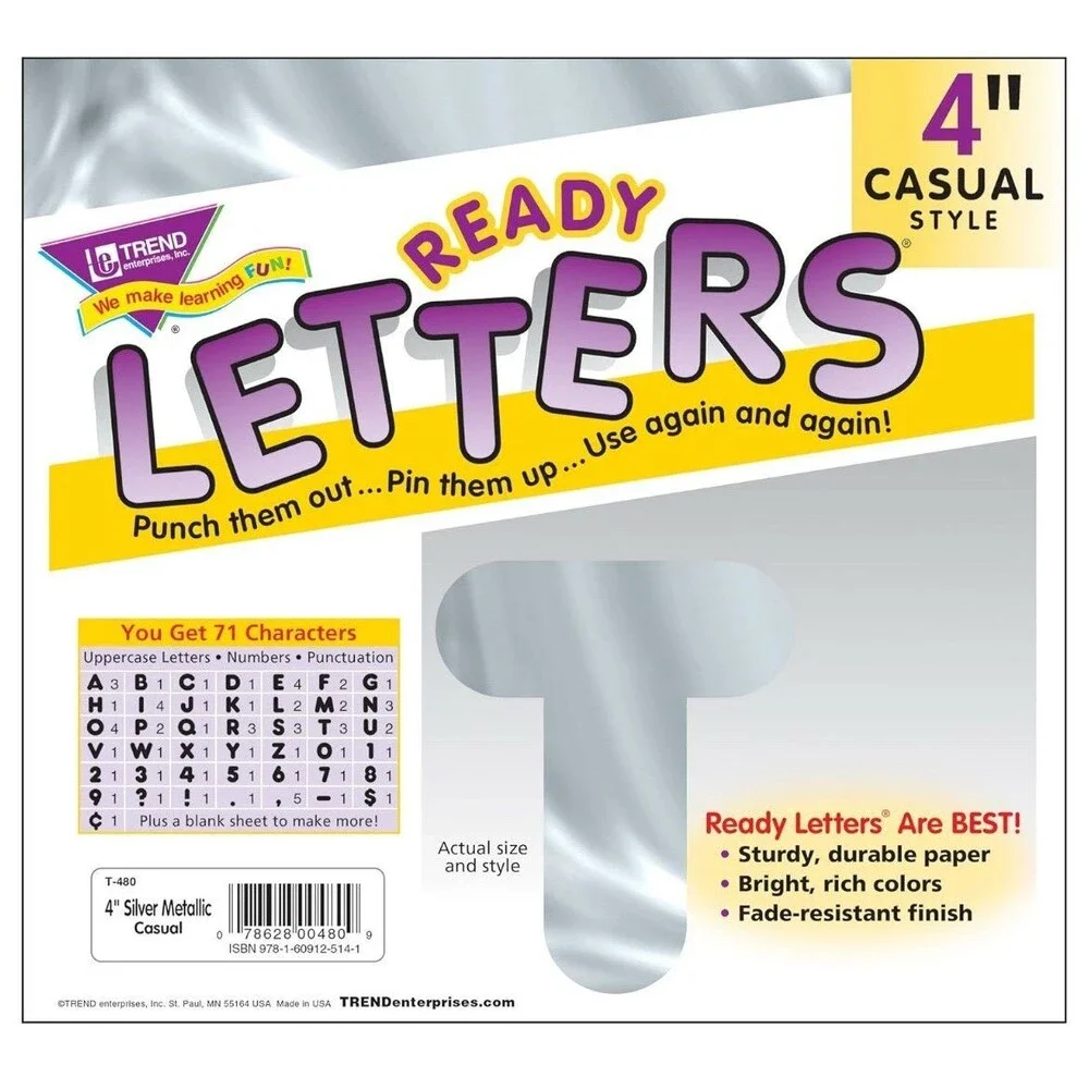 NEW Trend Enterprises Casual Uppercase 4